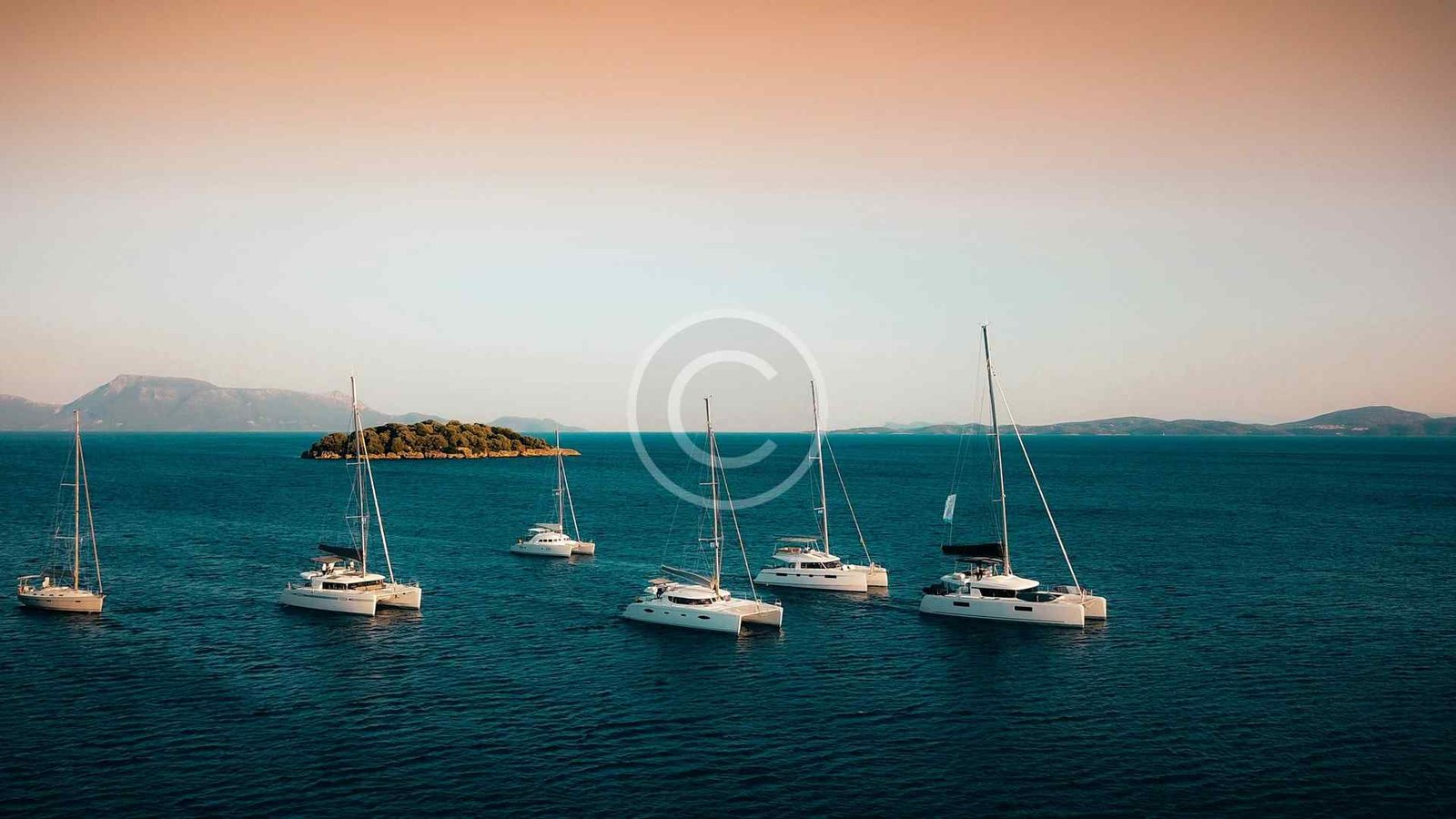 Catamarans in action